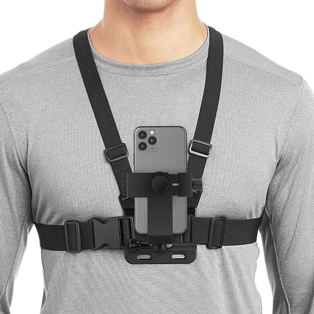 Chest Strap Phone Holder – Adjustable & Hands-Free